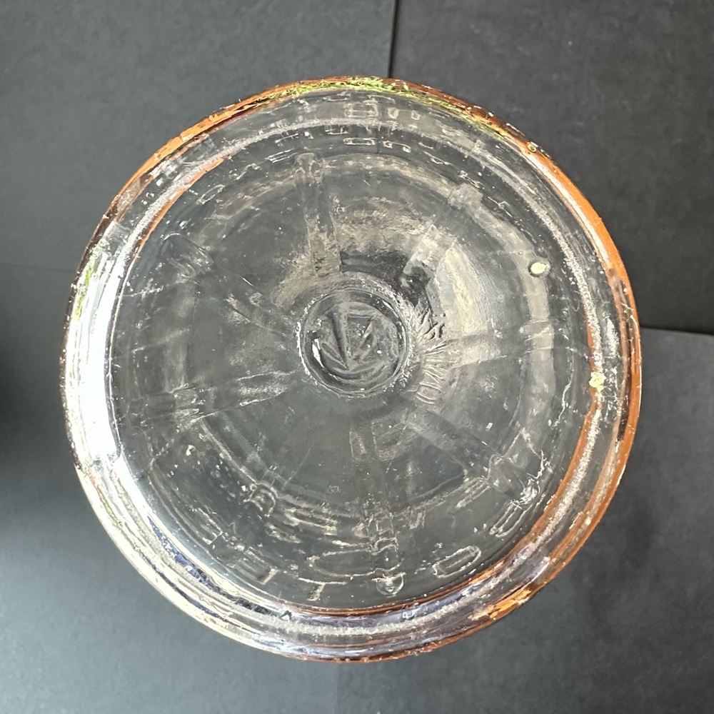 Vintage One Quart Glass Milk Bottle - Picture 5 of 5